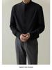2025 Men's Slim Fit Non-Iron Long-Sleeve Business Shirt - Light, Mature Korean Style for Spring and Autumn