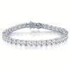 Fashionable Zirconia Tennis Bracelet Full Diamond Elegant Statement Jewelry Piece