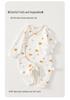 Baby Cotton Bodysuit: All-Season, Side Snap, Long Sleeve Homewear & Outdoor Crawling Outfit
