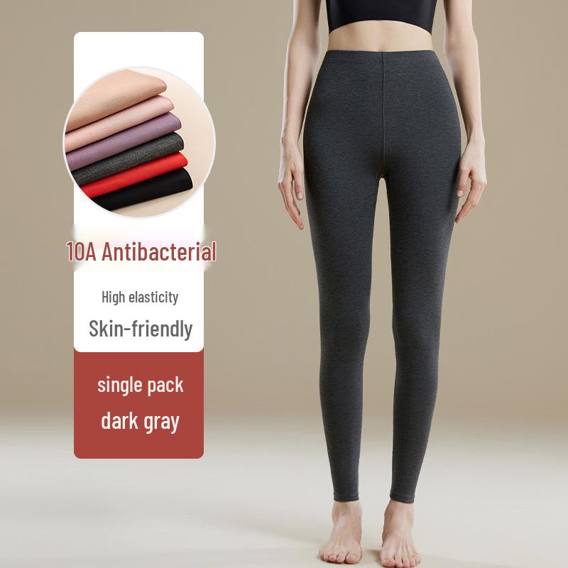 Women s Slim Fit High Elasticity Warm Cotton Wool Pants for Autumn and Winter XXL (110-140 lbs)