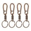Keychain Clip Metal Hook Keychain Zinc Key Home Car Red [uxcell] 4-Pack, Ring, Alloy, Storage, Unisex, & Use,