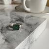 copper plated Ring for Women Girl Gift Blace Stone Crystal Glaze Retro Punk Open Jewellery Dropship High Quality