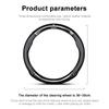 Car Sticker Car Steering Wheel Cover Breathable Anti Slip PU Leather Steering Cover For Peugeot 308 307 206 208 207 3008 508 407