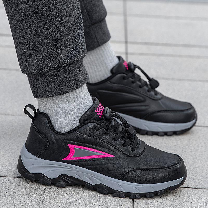 Walking shoes, sports shoes, foot mother shoes, autumn leather surface