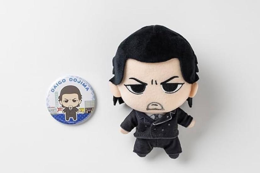 Набор из плюшевой игрушки и значка Yakuza 3: Дайго Додзима