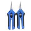2 Pcs Pruning Shears Gardening Hand Pruner with Straight Curve Stainless Steel Blades for Plants