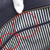 Kate Spade 2WAY Handbag Shoulder Bag Leather Navy Women Used