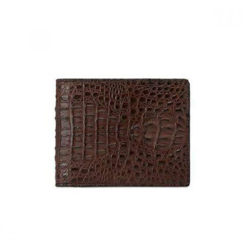 Daks Brown Crocodile Leather Wallet Dbwa2f718w3