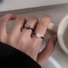 Cat Shell Beaded Ring Women's Light Luxury Niche Design Sense New Simple Personality Sweet Delicate Index Finger Ring Tide