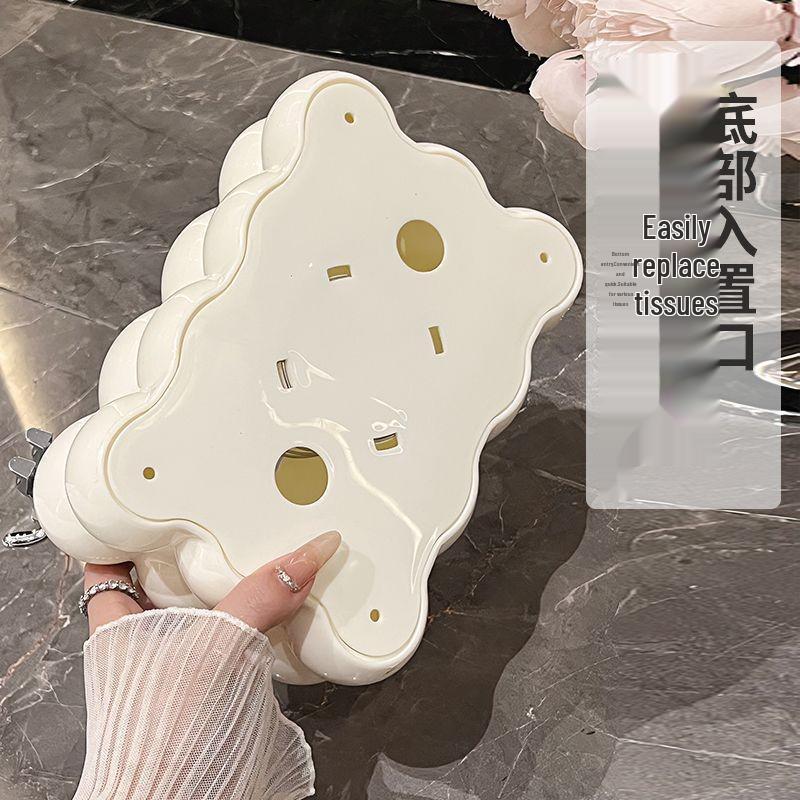 Luxuriöse Kreative Marshmallow-Taschentuchbox für die Aufbewahrung im Wohnzimmer