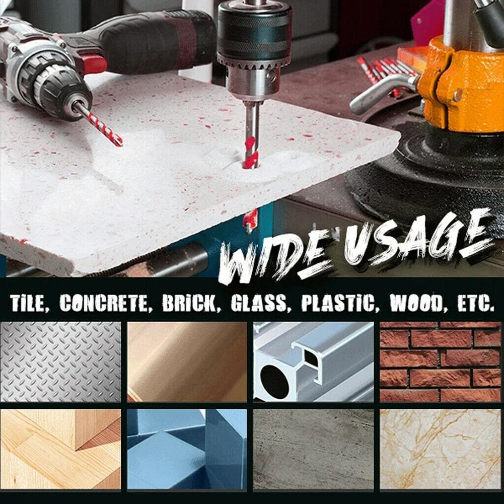 Drill Bits Punching Hole Working Tool Rotary Tool Drill Bit 16pcs/Set DIY Tool