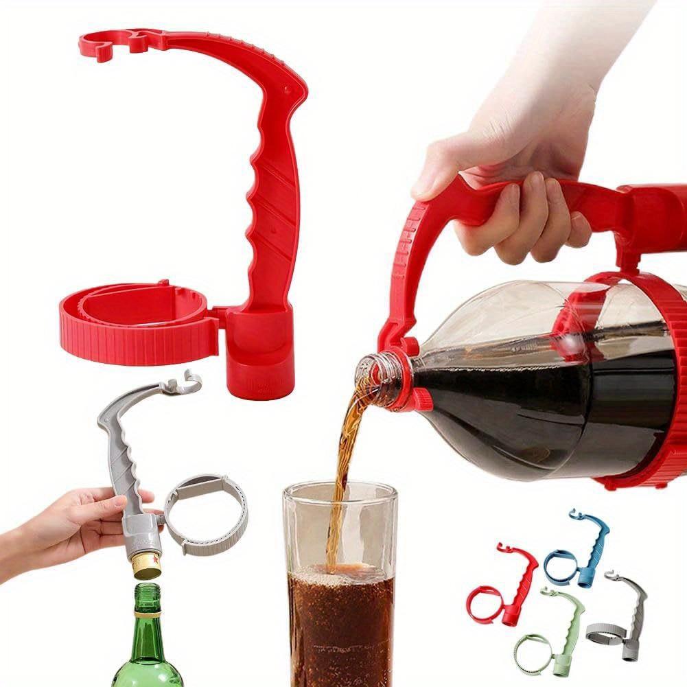 

1pc Drink Bottle Grip Creative Coke Grab Handle Plastic Bottle Filling Drink Grip Drink Bottle Carry Handle Grab Handle Drink Bottle Holder 1pcs красный