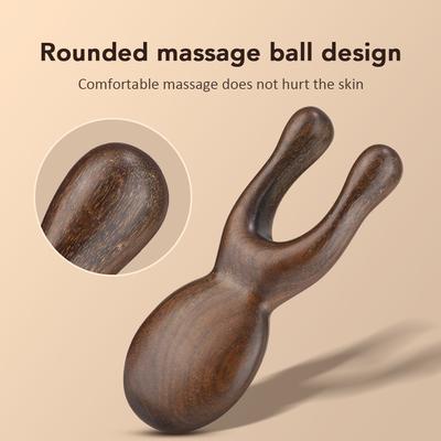 1 Peça Massageador Gua Sha para Rosto e Couro Cabeludo Modelador de Nariz Resina Facial Natural e Madeira de Sândalo Dentes Largos Ferramenta de Massagem para Raspagem Gua Sha