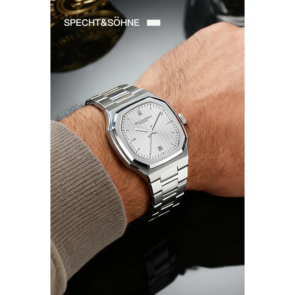 New Arrivals Specht&Sohne Watch 37MM Automatic Watches For Men Japan 8215 Movt Sapphire Crystal Stainless Steel 50M Waterproof