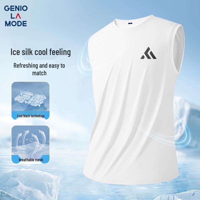 

Мужская сетчатая майка свободного кроя GENIOLAMODE 2XL