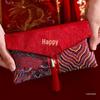 Chinese Wedding Red Envelope, 10,000 Yuan Design, High-End Cloth Art Style, Parents' Change of Address Lai See.
