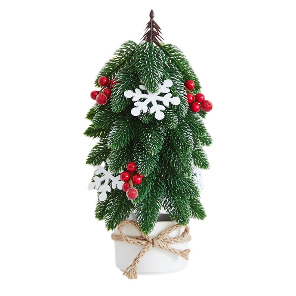 Decorative Christmas Tree Ornament Artificial Christmas Tree Potted Plants  Living Room