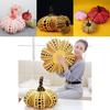 Halloween Wave Point Pumpkin Cushion Pillow Super Soft Plush Toy For Kids And Adults