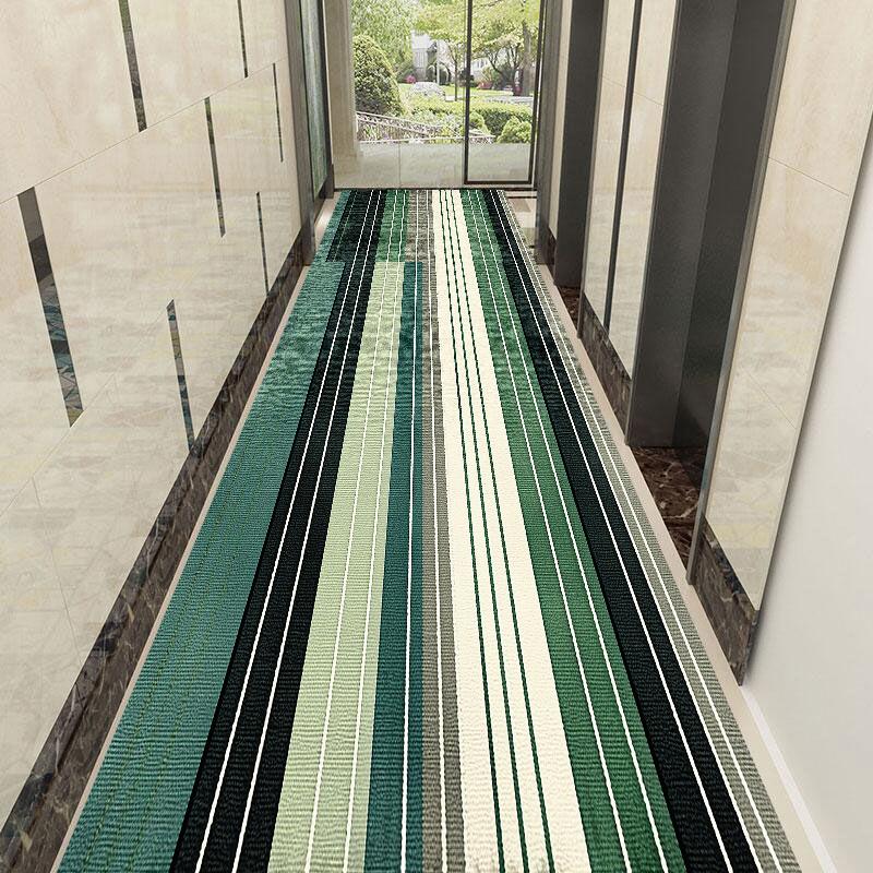 Nowoczesny Dywanik na Długi Korytarz w Stylu Lekki Luksus Antypoślizgowy i Wchłaniający Wodę Mata na Schody Prosty Dywanik na Przejście Możliwość Dostosowania