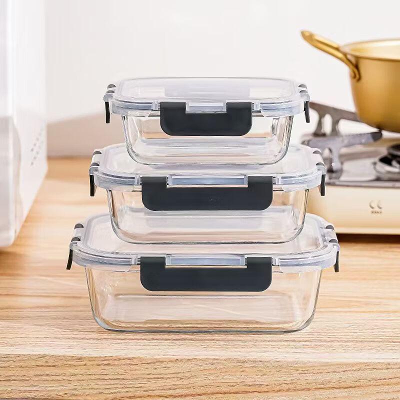 Heat-Resistant Glass Food Storage Container