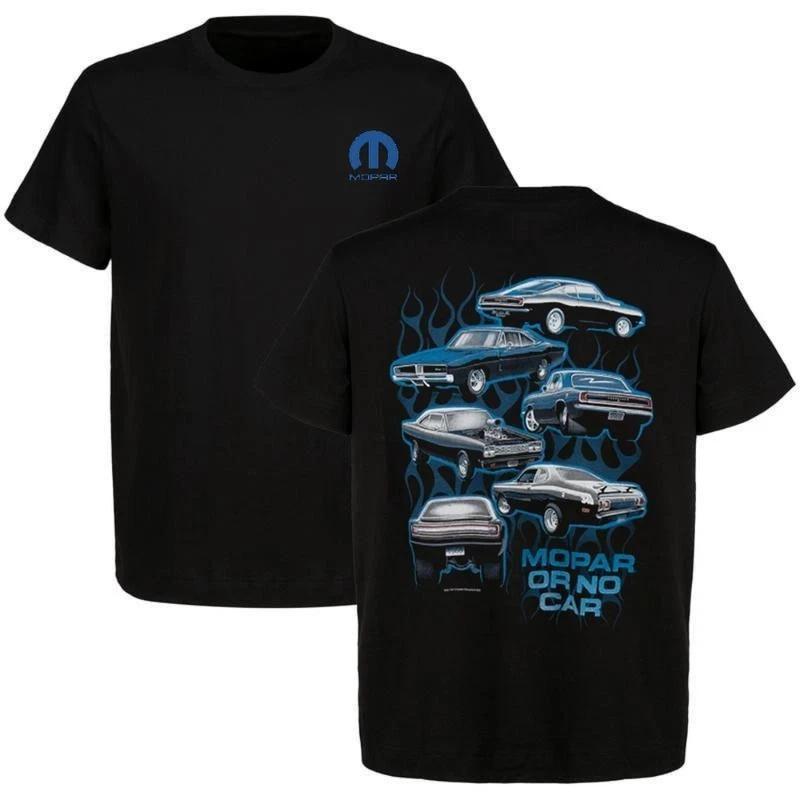 Mopar Muscle Car T-Shirt Classic Dodge Plymouth Chrysler Flame Tee XXXXL