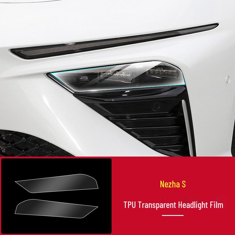 Nezha V S U Car Headlight & B-Pillar Anti-Scratch Protective Film Set