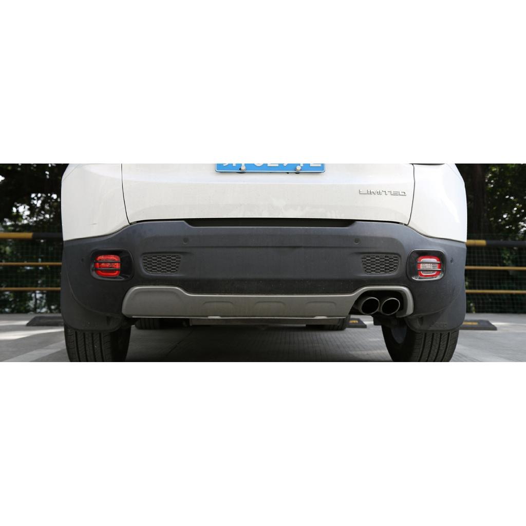 Car Rear Tail Fog Light Lamp Decoration Cover Stickers for Jeep Renegade 2016-2022 Lamp Hoods Guard Exterior Accessories