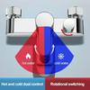 Basin Faucets Bathroom Triple Shower Faucet Hot And Cold Water Bath Mixer Bathtub Tap Mixer Valve Concealed Bathroom Faucets