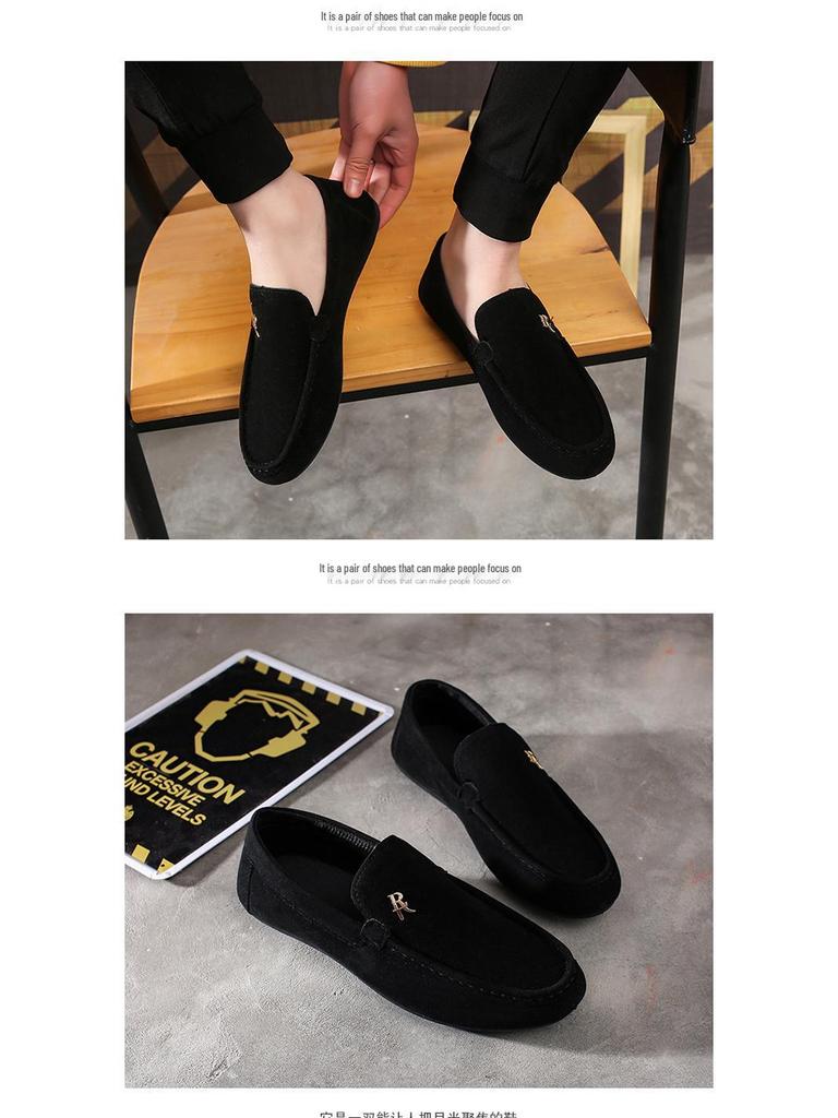 Herren Übergröße Koreanischer Stil Slipper Casual Loafer mit weicher Sohle