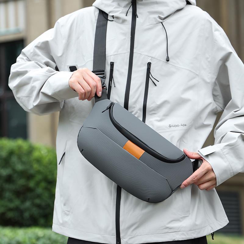 Trendy Men's Minimalist Crossbody Backpack: Lightweight, Stylish, and Functional for Outdoor Use