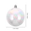 6Pcs Iridescent Christmas Ball Ornaments Hanging Decorations Xmas Tree Decorative Balls Party Supplies Xmas Hanging Decor