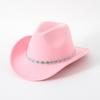Men and Women Jazz Top Hat Party Festival Stage Performance Simple Top Hat Premium Wool Hat Western Cowboy Hat