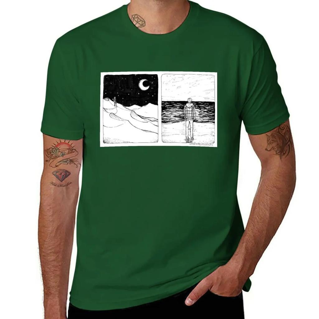 is everything i know truly the sea or is it a blue desert? T-Shirt sublime blacks anime clothes vintage black t shirts for men