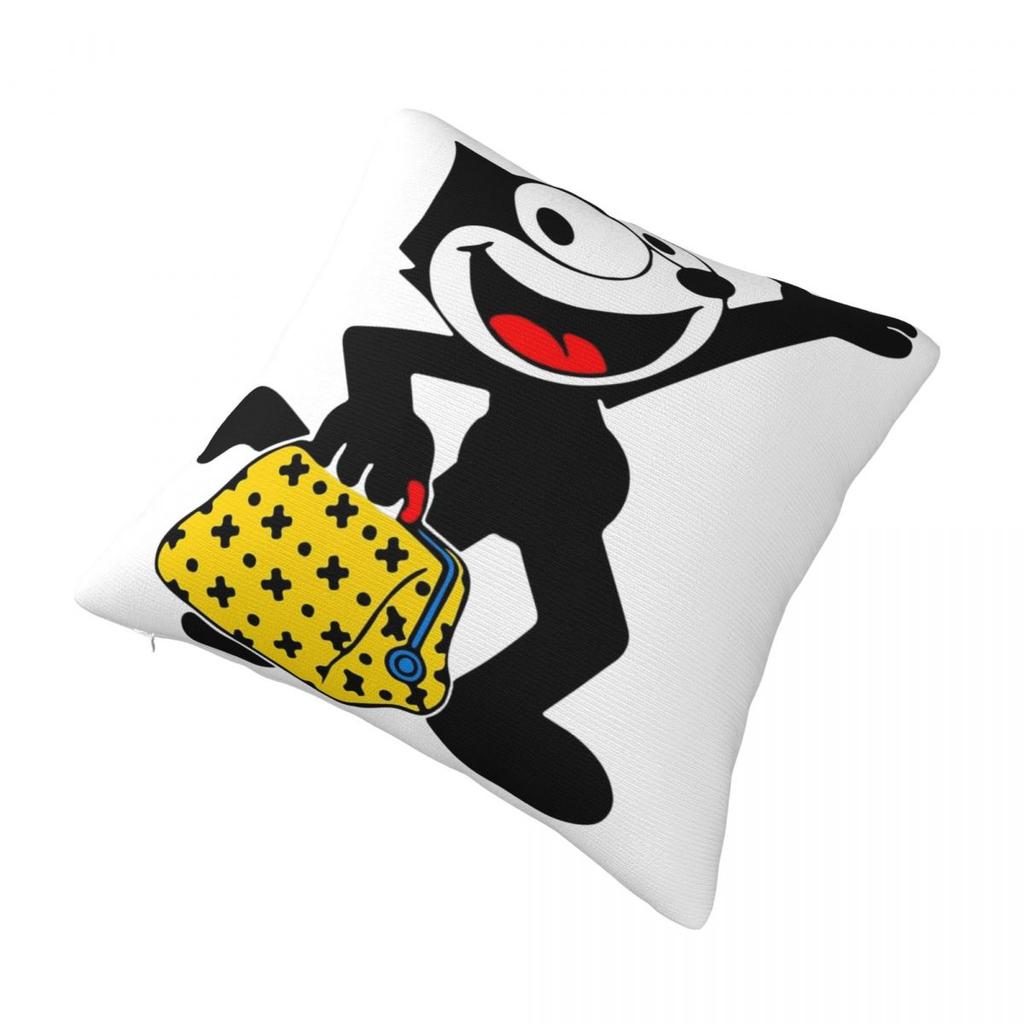 Decorative Pillowcases F-Felix The Cat With His Magic Bag Stuff Home Pillow Case Cover Square Multi Size