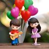 Personality Couple Ornaments Plastic Diy Decoration Creative Cake Ornaments Keychain Pendant