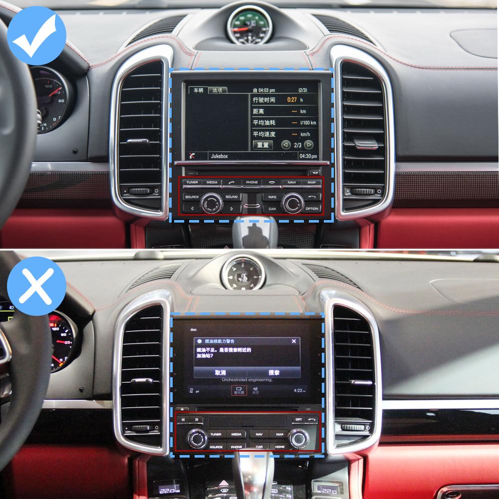 Carbon Vorne Links Rechts Zentrale Hinten Klimaanlage AC Vent Grille Outlet Komplette Baugruppe Für Porsche Cayenne 7P5