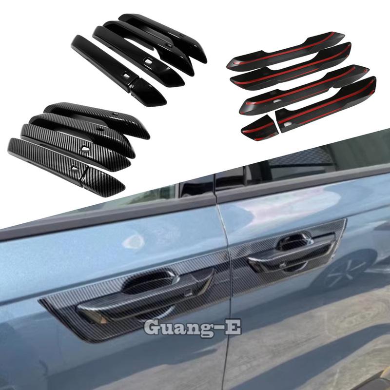 For Kia Carnival Sedona KA4 2024 ABS Plastic Armrest Door Handle Cover Handrail Trim Frame Exterior Accessories