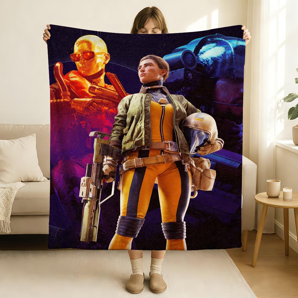 Game Arc Raiders Blanket Soft and Skin Friendly For Couch Bed Napping Bedspread All Seasons Comforter