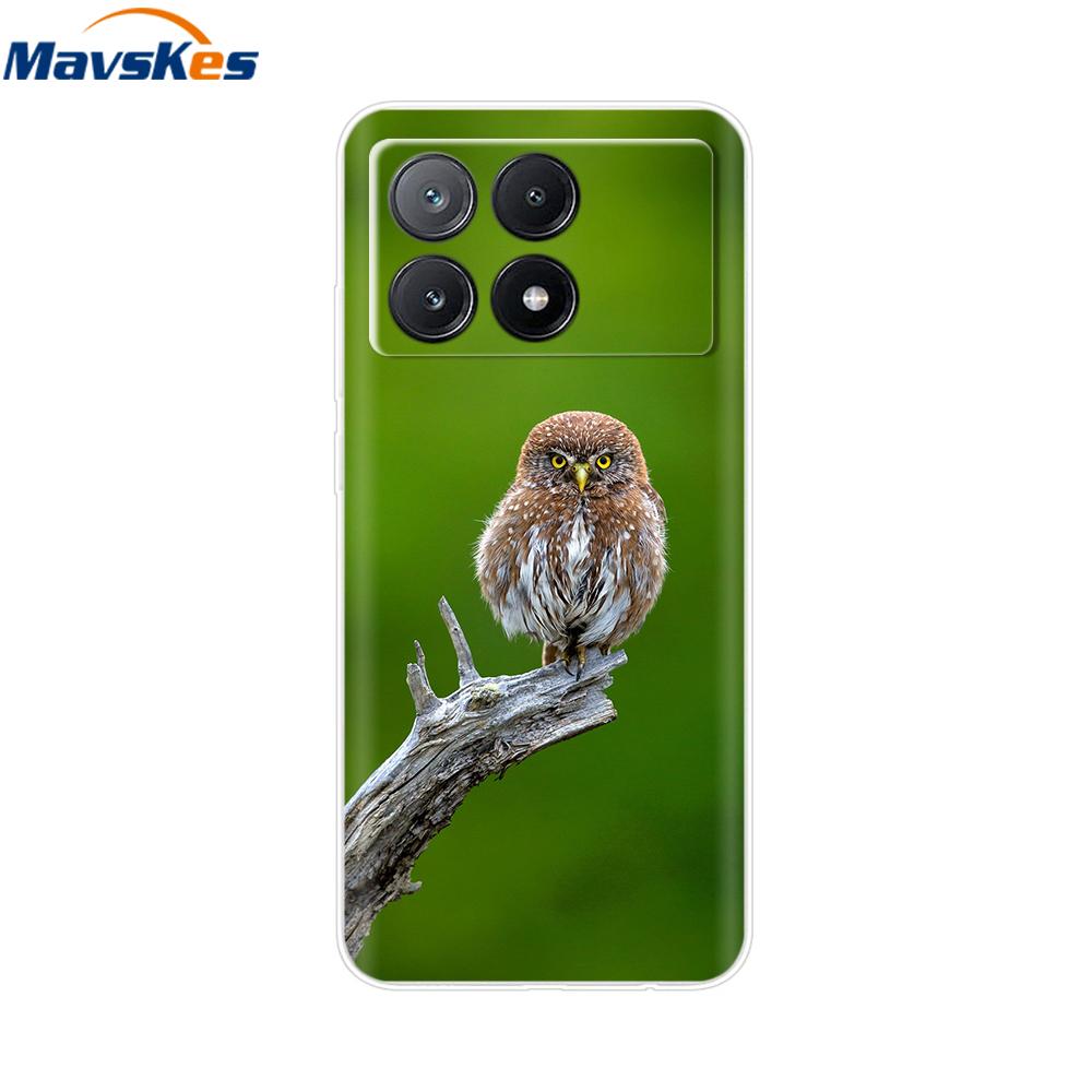 Poco X6 Pro Case Soft Clear Silicone Phone Case For Xiaomi Pocox6 Poco X6  X 6 Pro X6Pro 5G Shockproof Shell Mask Bag Back Cover