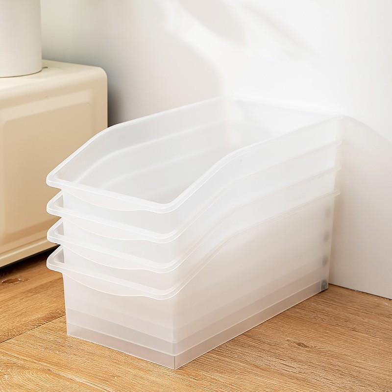Transparent PP Food Storage Containers Eggs Vegetables Fruits Kitchen Organizer Divider Box Set