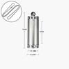 Titanium Alloy Survival Pill Box Mini Waterproof Seal Capsule Container EDC Storage Tank Travel Outdoor Tools with Necklace