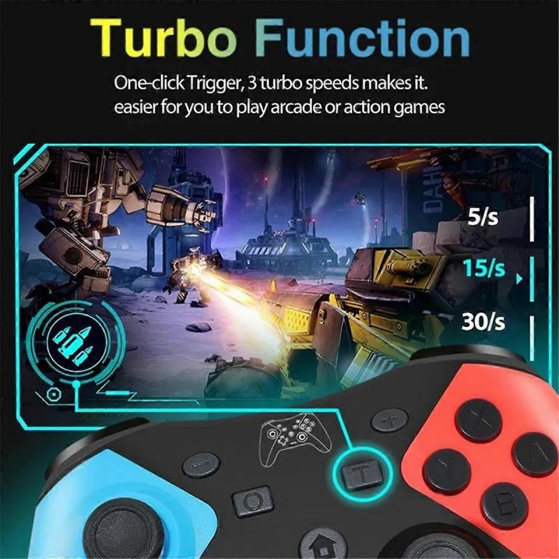 2PCS Wireless Bluetooth Controller for Nintendo Switch Pro Gamepad-C