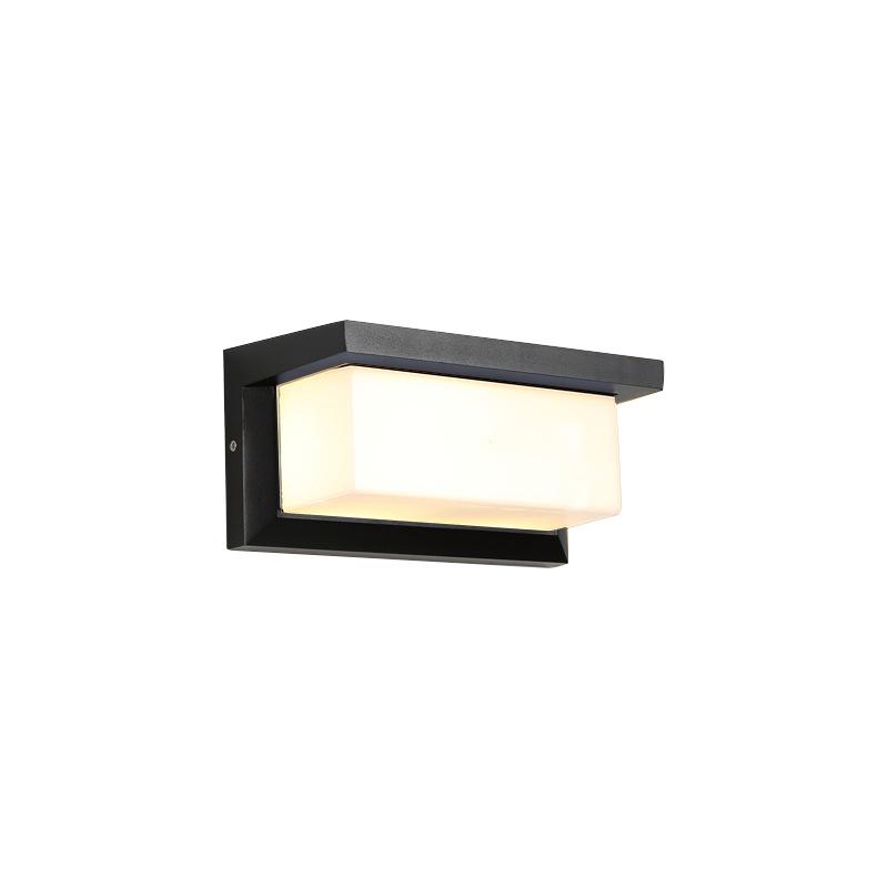 Simple Modern Waterproof LED Outdoor Wall Lamp for Garden, Balcony, and Terrace with Sensor and Moisture-Proof Features.