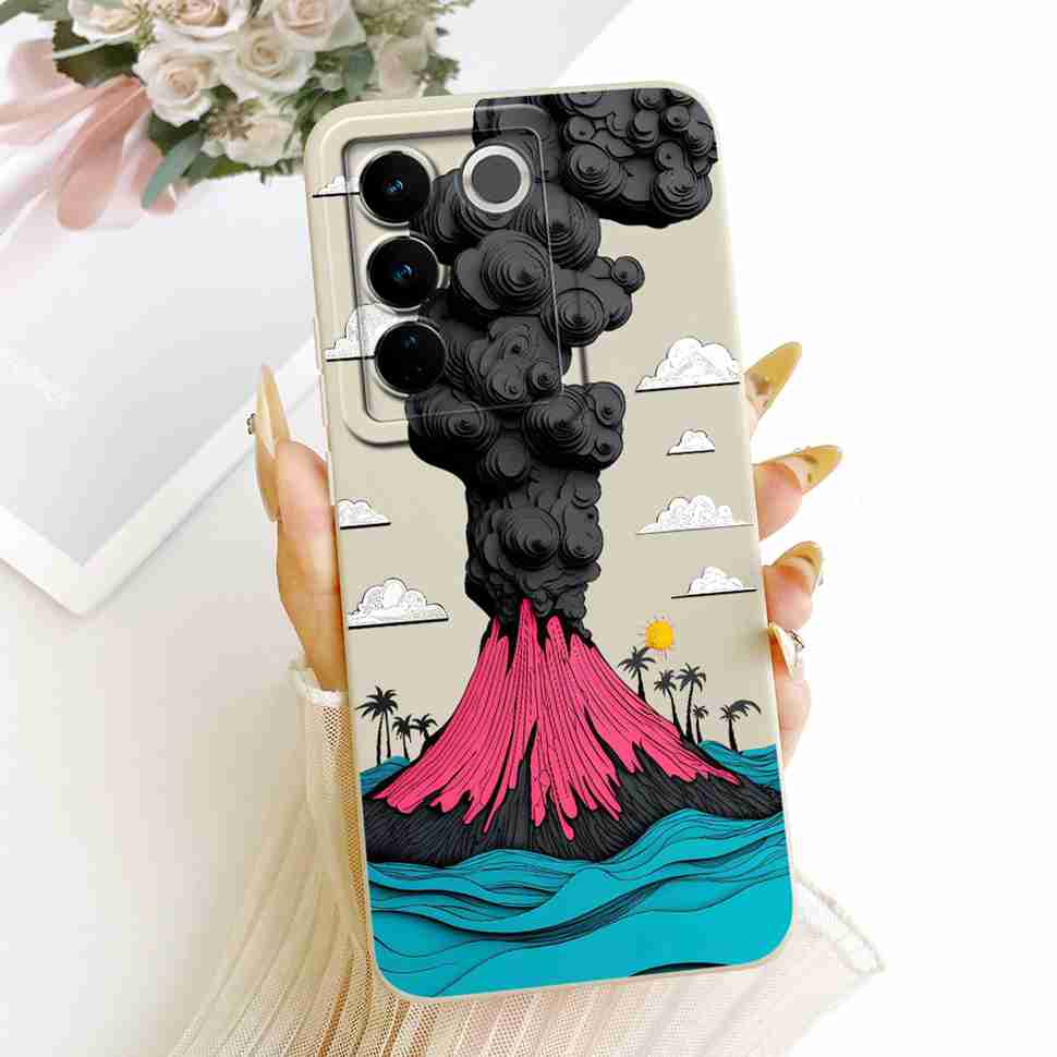 For Vivo S16E Casing Cute Rabbit Candy Painted Cover Phone Case For Vivo S 16E S16E Soft V2239A Shell 6.62" Fundas