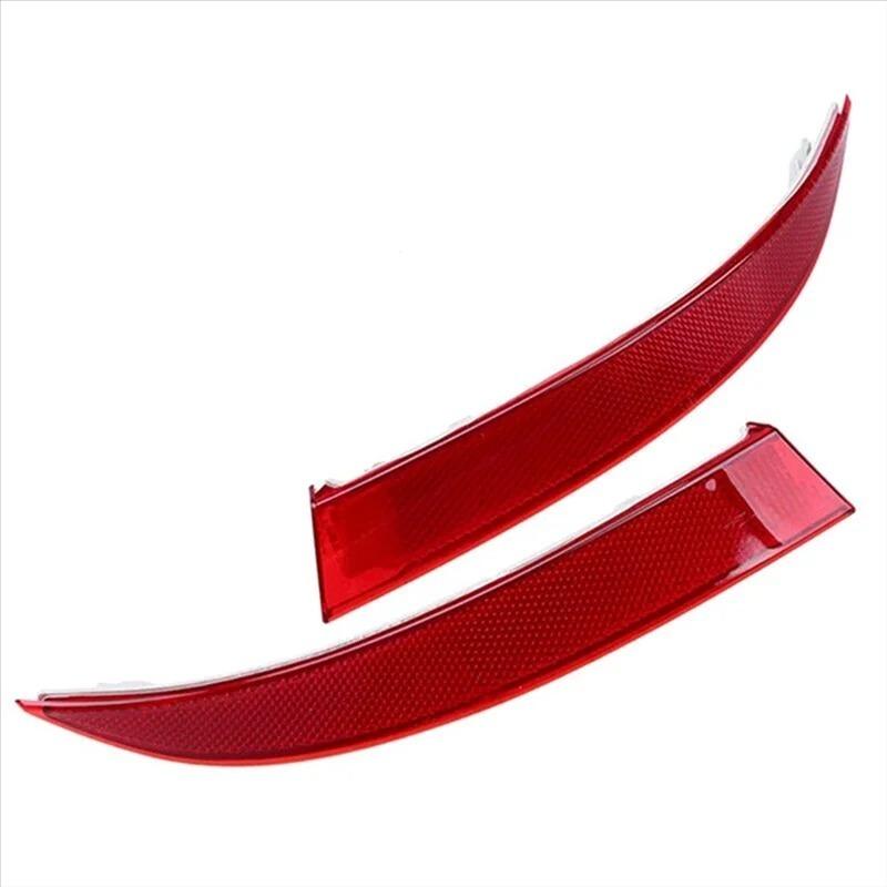 Left Right Reflective Strips For BMW X5 E70 LCI 2011 2012 2013 Car Rear Bumper Reflector Red Lens Warning Strip 63147240997