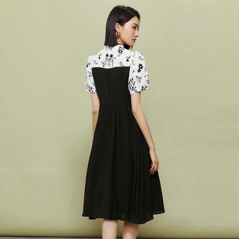 Women's New Chinese Style Modified Cheongsam Mid-length Dress