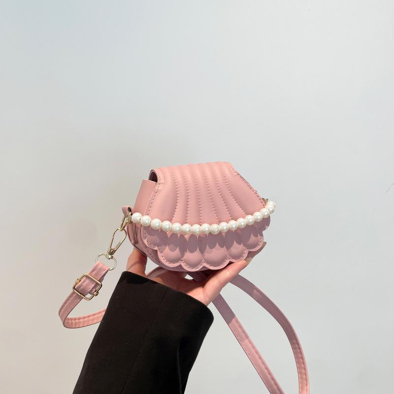 Beautiful trendy personalized bag women's 2025 spring and summer new fashion shoulder bag simple versatile messenger bag shell bag