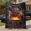 1pc Nightmare on Elm Street  - Throw Blanket, Soft, Flannel Blankets, Living Room,  All Seasons Use-102756