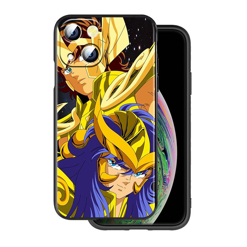 

Saint Seiya SoG Чехол для Apple iPhone 14 13 12 11 SE XS XR X 7 8 6 mini Plus Pro MAX 2020 Черный Чехол для телефона iPhone 5 5S SE