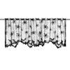 Dark Style Halloween Tablecloth Hand Washable Bat Curtain Creative Lace Curtain  Door Decor